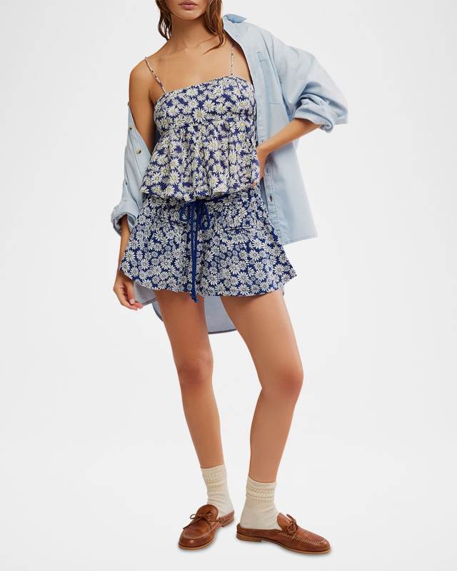 Offbeat Printed Pull-On Shorts